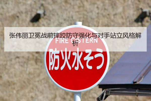 张伟丽卫冕战前摔跤防守强化与对手站立风格解析
